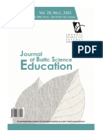 Journal of Baltic Science Education, Vol. 20, No. 1, 2021