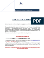 Application Form 2022: FSR Incoming Post-Doc Fellowships