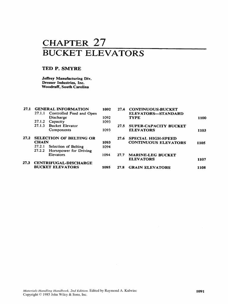 Materials Handling Handbook, 2nd Edition. Edited by Raymond A. Kulwiec ...