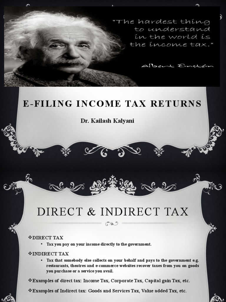 A Comprehensive Guide to Direct and Indirect Taxes in India with a Focus on Tax Filing