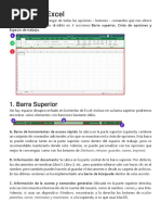Interfaz de Excel