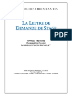 10CO La Lettre de Demande de Stage