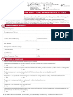 Allied World Business Protector Plus - FOOD SUPPLY 2020 Form