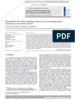 (2010 JWEIA) - (Wang) - Estimation of The Vortex Shedding Frequency of A 2-D Building Using Correlation and The POD Methods