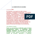 La Corrupción en Colombia