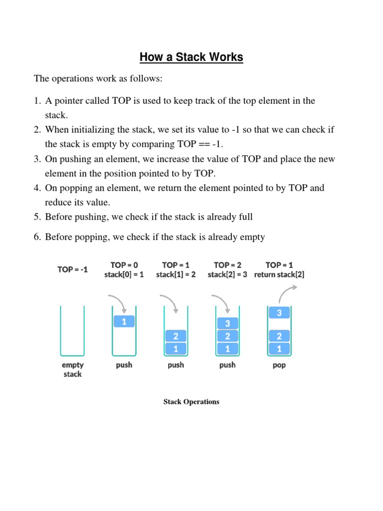 How A Stack Works | PDF
