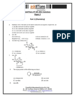 Askiitians Iit Jee 2011 Solutions Paper 2: Part 1 (Chemistry)