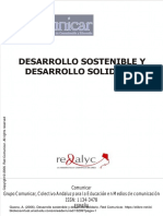 Revista Desarrollo Sostenible y Desarrollo Solidario