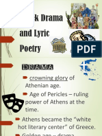 Greek Drama and Lyric Poetry