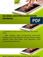 Bab Iv Isu Sosial Dan Etika Dalam Sistem Informasi