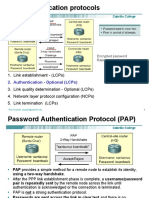 PPP Authentication Protocols: 1. Link Establishment - (LCPS)