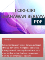 Ciri2usahawan Berjaya