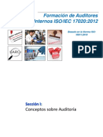 Formación Auditores Internos ISO 17020-2012