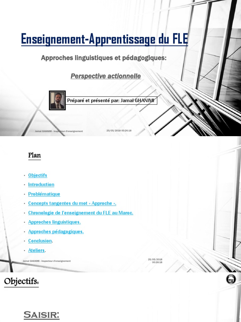 Enseignement Apprentissage Du FLE | PDF | Pédagogie | la communication