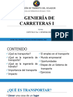 1.ingeniería de Carreteras I - Capitulo No 1 - Generalidades