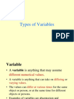 Lecture-3 Types of Variables