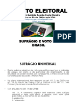 Sufrágio e Voto No Brasil