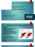 Anestesia en Endocrinopatias