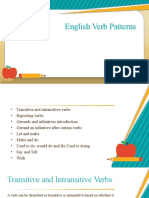 English Verb Patterns