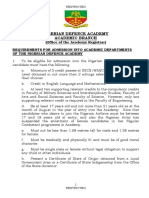 Nigerian Defence Academy Academic Branch