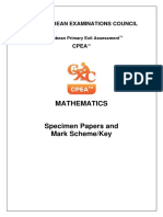 Mathematics: Caribbean Examinations Council