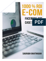 1,000% ROI Ecom Facebook™ Ads Case Study - Ebook