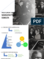 Historia de La Manufactura Esbelta