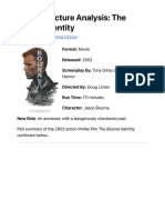 6 Act Structure The Bourne Identity 