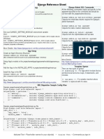 Django Reference Sheet