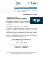 Recálculo do recapeamento asfáltico em vias públicas urbanas com CBUQ