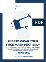 Business Signs Wear Face Mask Properly