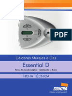 Ficha Tecnica Calderas Essential D Cointra