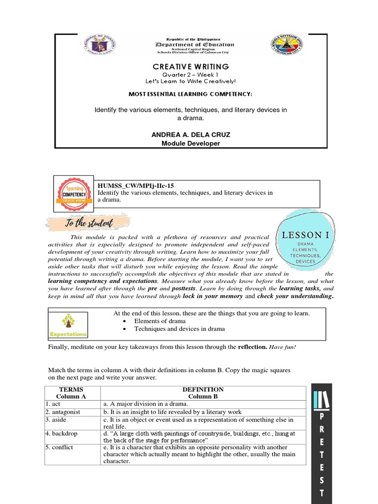 Elements and Techniques of Drama | PDF | Irony | Romeo And Juliet