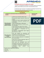 3º, 4º Ficha de Retroalimentación - 01 Octubre