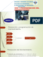 Semana 16 - Planificacion y Programacion Del Mantenimiento