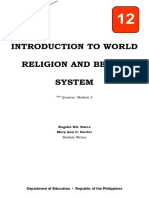 ADM QTR 2 Module 3 INTRO TO WORLD RELIGION