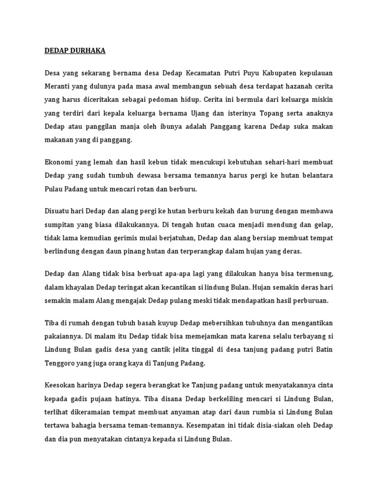 Dedap Durhaka Pdf
