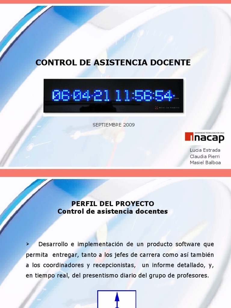 Control De Asistencia Docentes 2 Pdf Software Informática