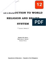 ADM QTR 2 Module 6 INTRO TO WORLD RELIGION