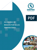 Escenario de Riesgos Por Bajas Temperaturas 2014