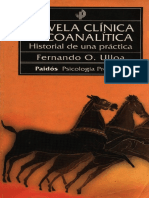 Novela Clínica Psicoanalítica. Historial de Una Práctica