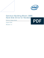 Common Building Block (CBB) Hard Disk Drive For Notebooks: Platform Design Guide
