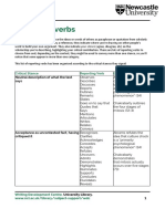 Reporting Verbs: Critical Stance Reporting Verb Example