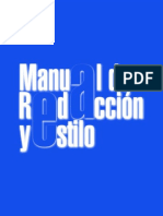 Manual de Redaccion y Estilo.