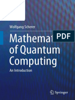 Wolfgang Scherer - Mathematics of Quantum Computing an Introduction