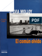 El Comun Olvido - Molloy, Sylvia - PDF Versión 1