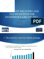 Corporate Recovery and Tax Incentives For Enterprises (Create) Bill