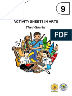 Activity Sheets in Arts: Third Quarter