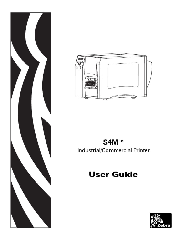 Zebra S4M User Manual | Printer (Computing) | Computer Network