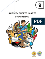 Activity Sheets in Arts: Fourth Quarter